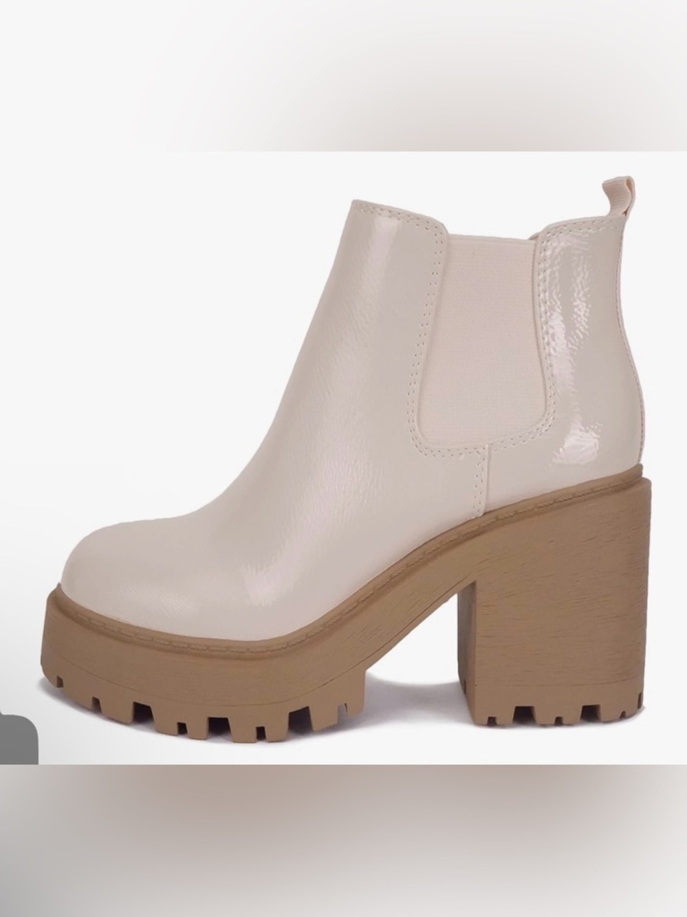 Women’s Soda BLISS ~ WOMEN LUG SOLE FASHION ANKLE BOOTIE W/DOUBLE ELASTIC